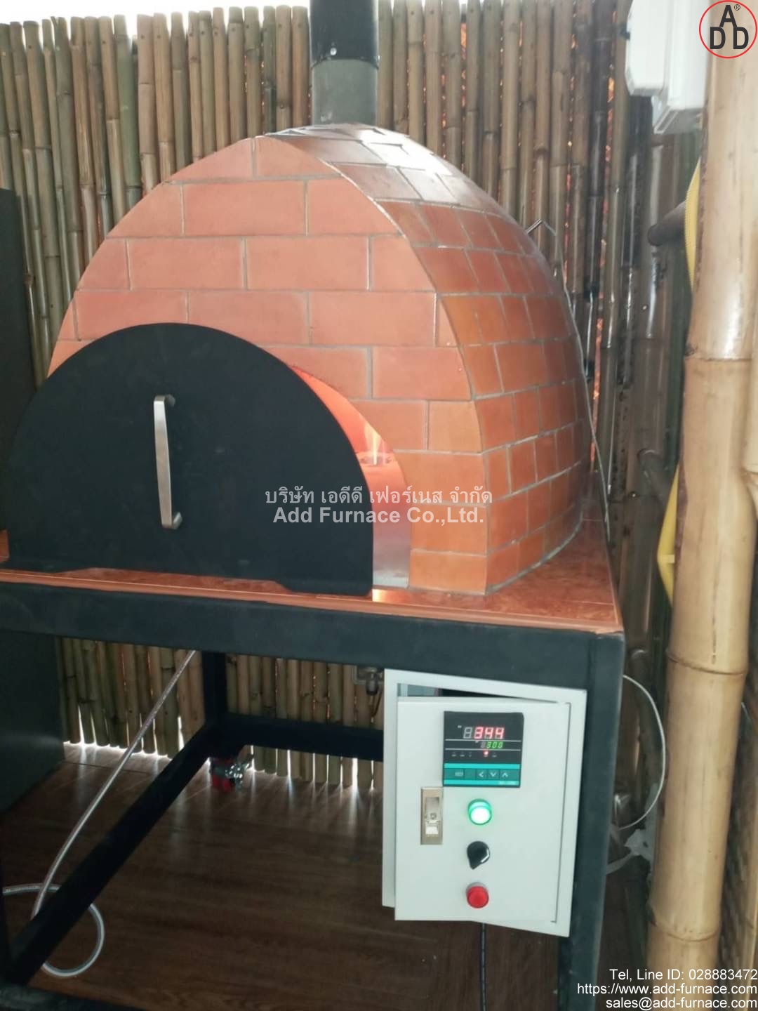 A Type Red White Pizza Furnace(8)